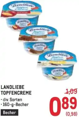 Metro Landliebe topfencreme Angebot