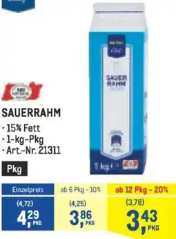 Metro Sauerrahm Angebot
