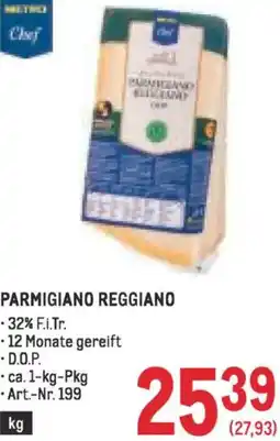 Metro Parmigiano reggiano Angebot