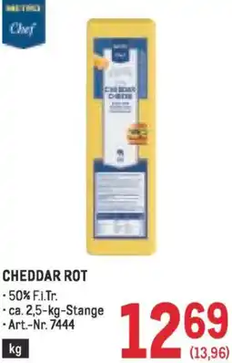 Metro Cheddar rot Angebot