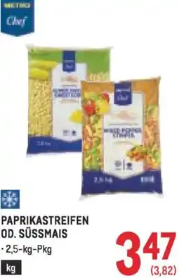 Metro Paprikastreifen od. süssmais Angebot