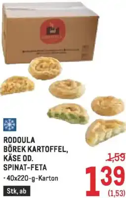 Metro Rodoula börek kartoffel, käse od. spinat-feta Angebot