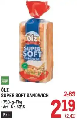 Metro ÖLZ SUPER SOFT SANDWICH Angebot