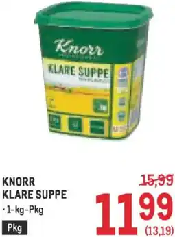 Metro Knorr klare suppe Angebot