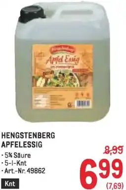 Metro Hengstenberg apfelessig Angebot