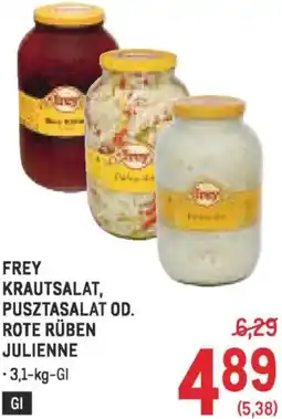 Metro Frey krautsalat, pusztasalat od. rote rüben julienne Angebot