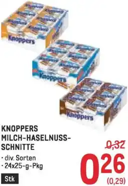 Metro Knoppers milch-haselnuss- schnitte Angebot