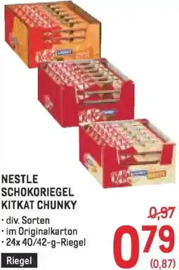 Metro Nestle schokoriegel kitkat chunky Angebot