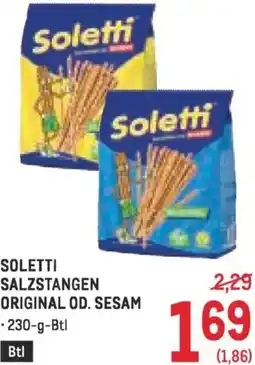 Metro Soletti salzstangen original od. sesam Angebot