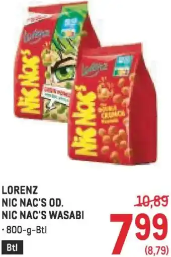 Metro Lorenz nic nac's od. nic nac's wasabi Angebot