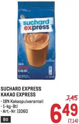 Metro Suchard express kakao express Angebot