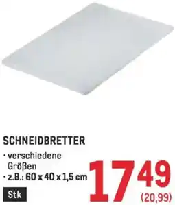 Metro Schneidbretter Angebot