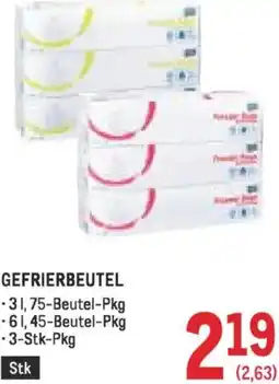 Metro Gefrierbeutel Angebot