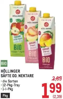 Metro Höllinger säfte od. nektare Angebot