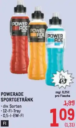 Metro Powerade sportgetränk Angebot