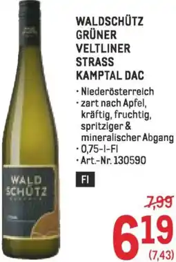 Metro Waldschütz grüner veltliner strass kamptal dac Angebot