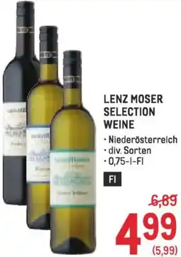 Metro Lenz moser selection weine Angebot