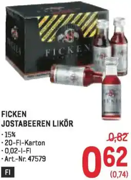 Metro Ficken jostabeeren likör Angebot