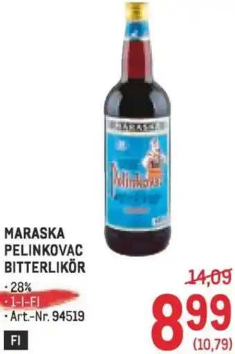 Metro Maraska pelinkovac bitterlikör Angebot