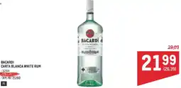 Metro Bacardi carta blanca white rum Angebot