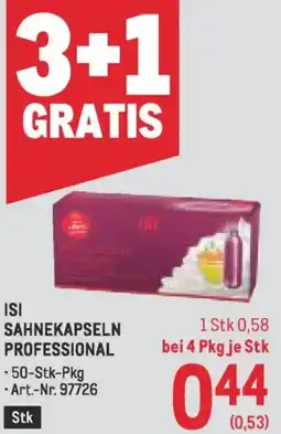 Metro Isi sahnekapseln professional Angebot