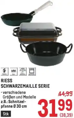 Metro Riess schwarzemaille serie Angebot