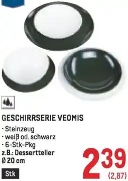 Metro Geschirrserie veomis Angebot