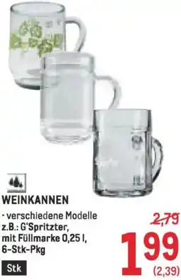 Metro Weinkannen Angebot