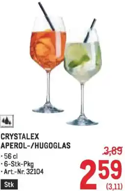Metro Crystalex aperol-/hugoglas Angebot