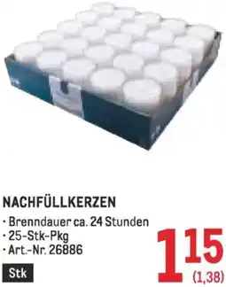 Metro Nachfüllkerzen Angebot