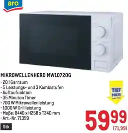 Metro Mikrowellenherd Angebot