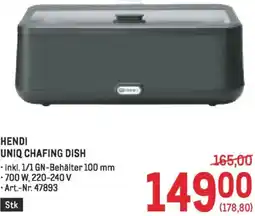 Metro Hendi uniq chafing dish Angebot