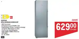 Metro Siemens kühlschrank Angebot