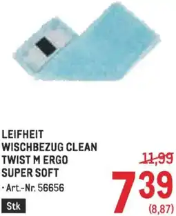 Metro Leifheit wischbezug clean twist m ergo super soft Angebot