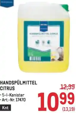 Metro Handspülmittel citrus Angebot