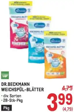 Metro Dr.beckmann weichspül-blätter Angebot