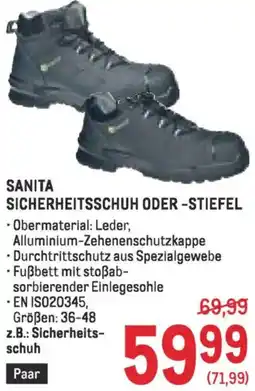 Metro Sanita sicherheitsschuh oder -stiefel Angebot