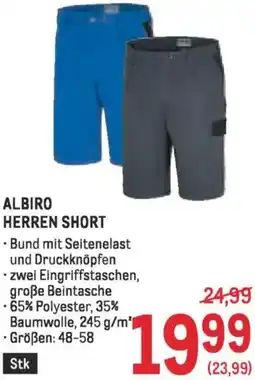 Metro Albiro herren short Angebot