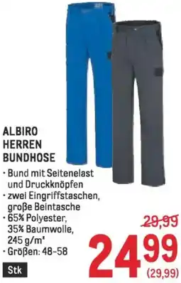 Metro Albiro herren bundhose Angebot
