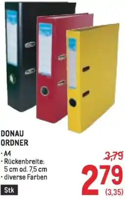 Metro Donau ordner Angebot