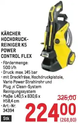 Metro Kärcher hochdruck- reiniger k5 power control flex Angebot