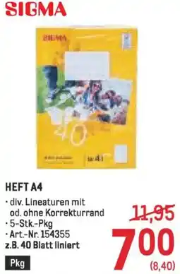 Metro Heft a4 Angebot