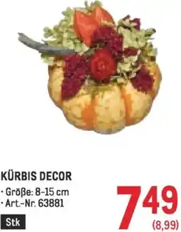 Metro Kürbis decor Angebot