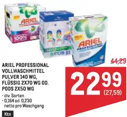 Metro Ariel professional vollwaschmittel pulver Angebot