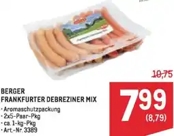 Metro Berger frankfurter debreziner mix Angebot