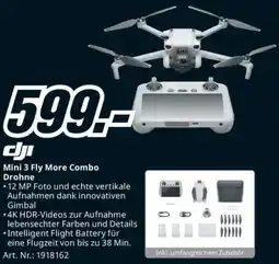 Media Markt dji mini 3 fly more combo Drohne Angebot