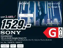 Media Markt SONY OLED Google Smart-TV Angebot