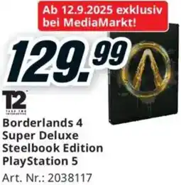 Media Markt Borderlands 4 Super Deluxe Steelbook Edition PlayStation 5 Angebot