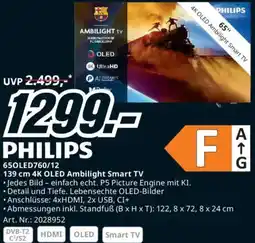 Media Markt PHILIPS 4K OLED Ambilight Smart TV Angebot