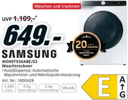 Media Markt SAMSUNG Waschtrockner Angebot